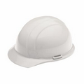 Americana Cap Hard Hat w/ Mega Ratchet 4 Point Suspension - White